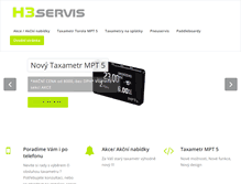 Tablet Screenshot of h3servis.cz